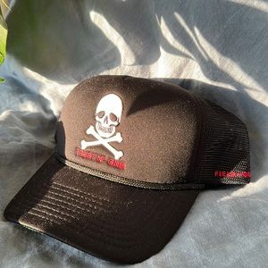 Field Grade Black Skull Trust No One Trucker SnapBack